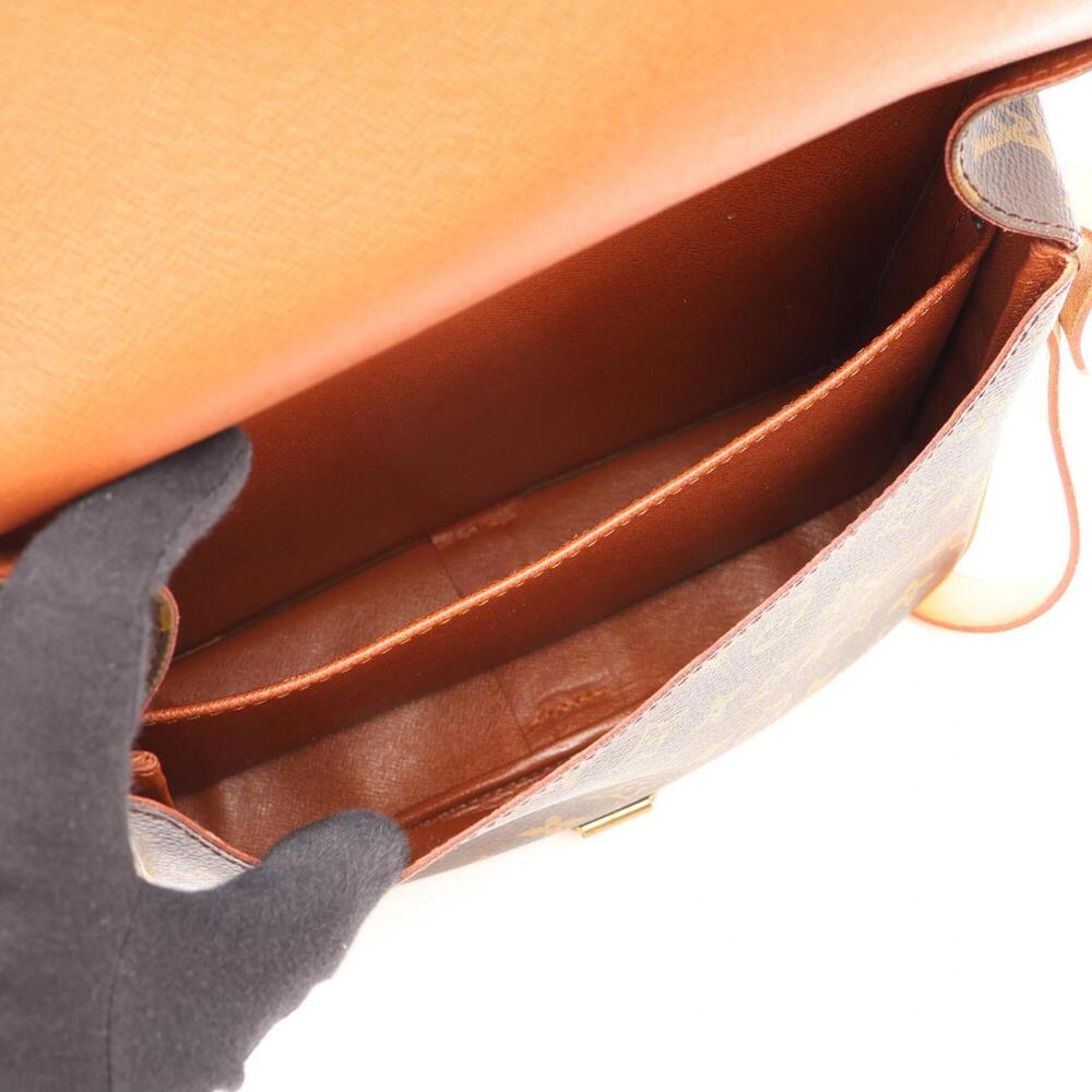 LOUIS VUITTON Brown Monogram Leather Shoulder Bag - Picture 3 of 12